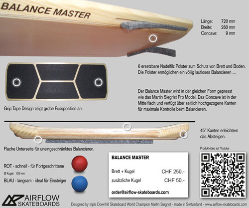 Airflwo Skateboards Balance Master